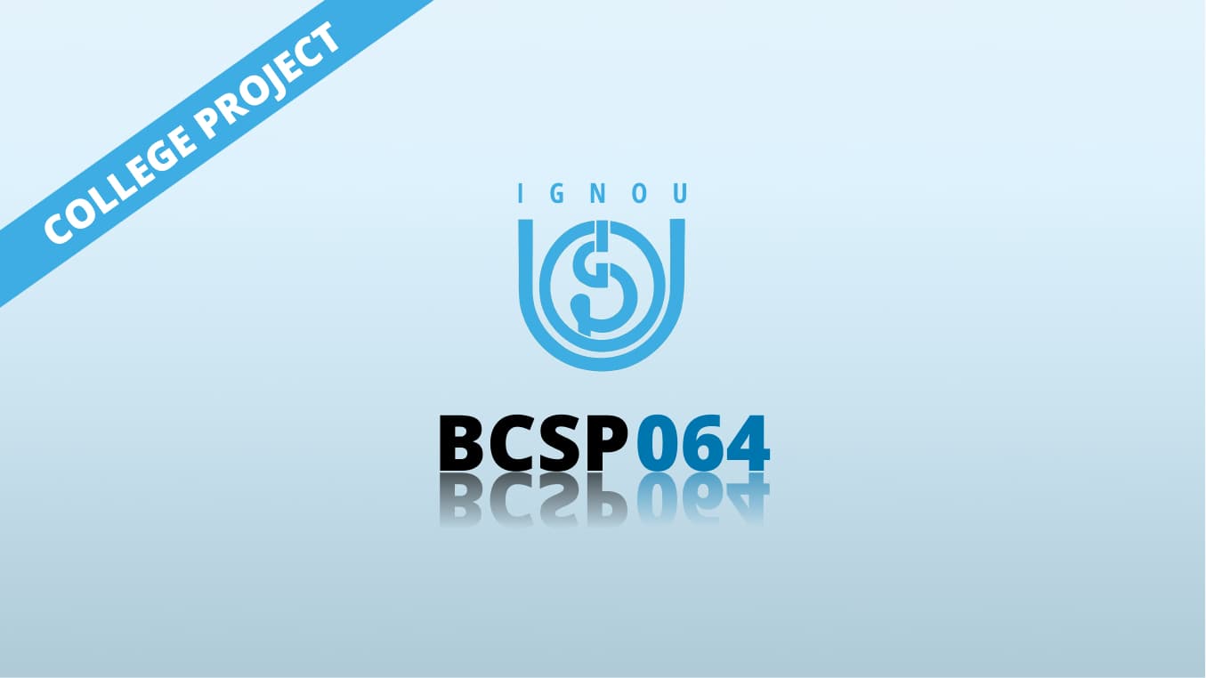 BCSP064 | Mock Test Conducting System